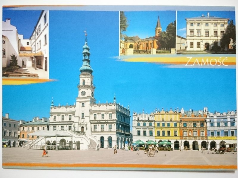 ZAMOŚĆ. ZABYTKOWE KAMIENICE PRZY UL. STASZICA, KOŚCIÓŁ ŚW. MICHAŁA ARCHANIOŁA