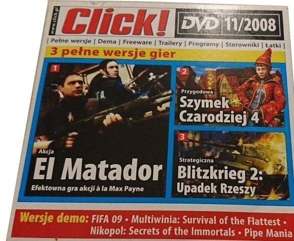 CLICK! DVD 11/2008 EL MATADOR; SZYMEK CZARODZIEJ 4