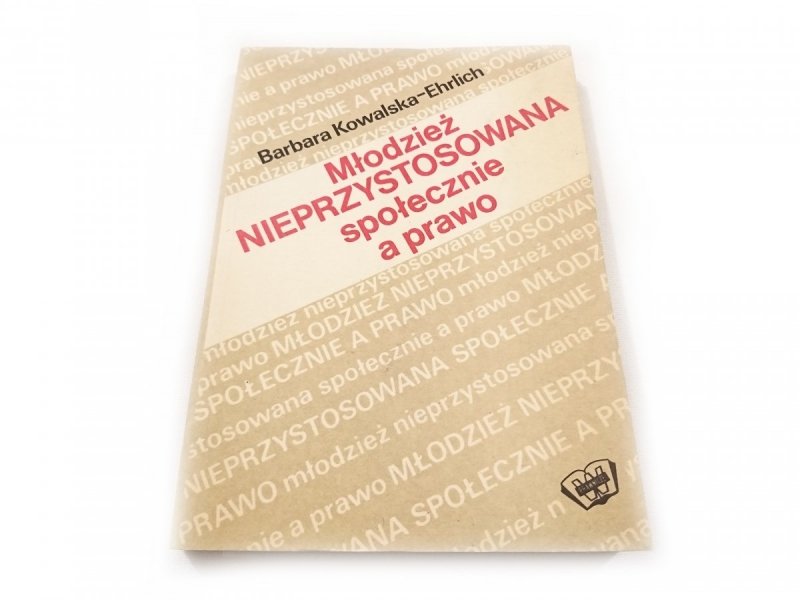 MŁODZIEŻ NIEPRZYSTOSOWANA SPOŁECZNIE A PRAWO 1988