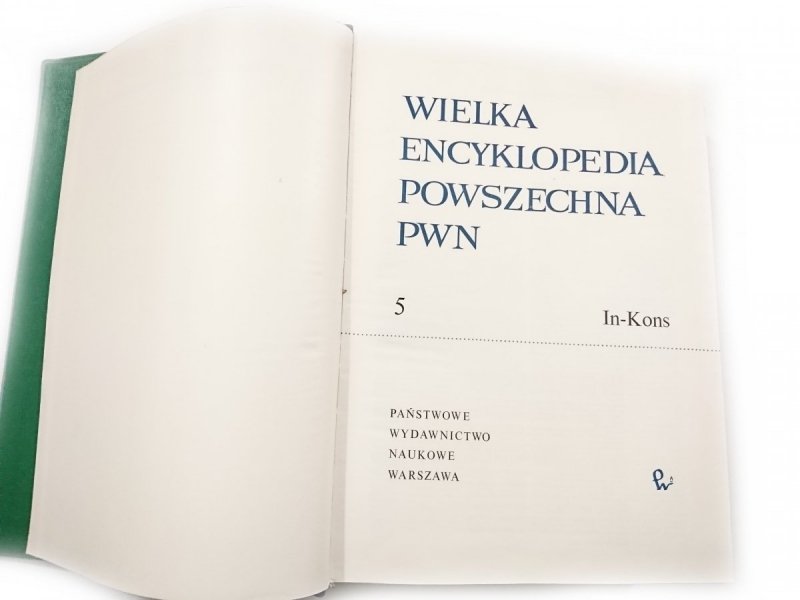 WIELKA ENCYKLOPEDIA POWSZECHNA PWN TOM 5 IN-KONS