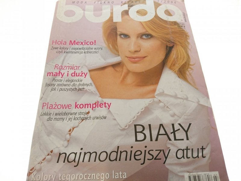 BURDA NR 7/2006 HOL MEXICO! ŻYWE KOLORY