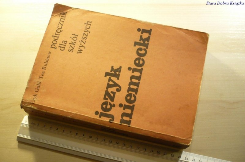 JĘZYK NIEMIECKI. PODRĘCZNIK - Eryk Guhl 1985