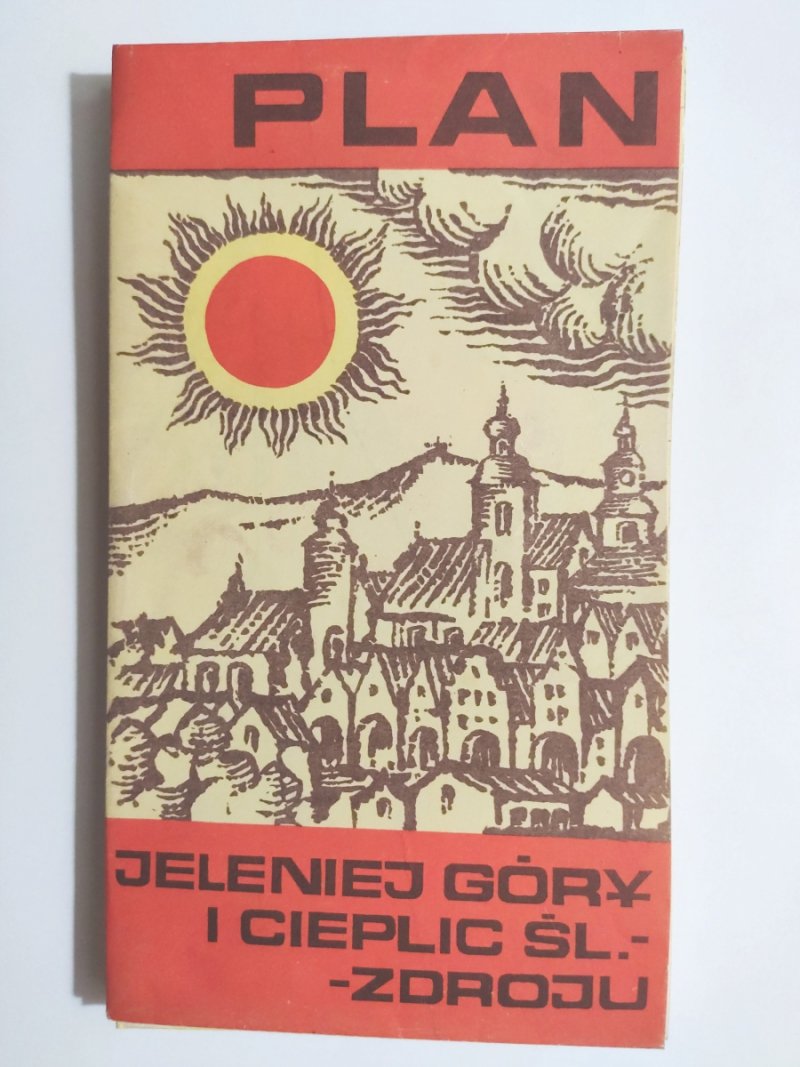 PLAN JELENIEJ GÓRY I CIEPLIC ŚLĄSKIE – ZDRÓJ 1976
