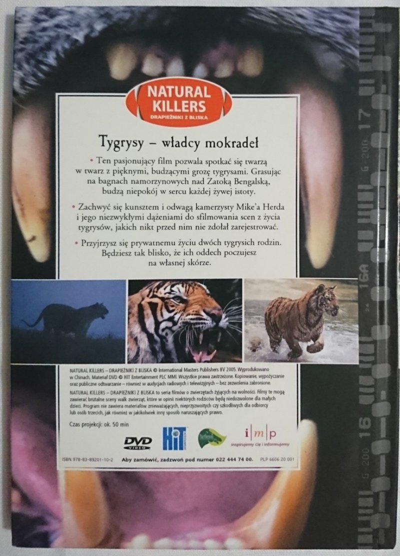 TYGRYSY. WŁADCY MOKRADEŁ. TEKST I PŁYTA DVD