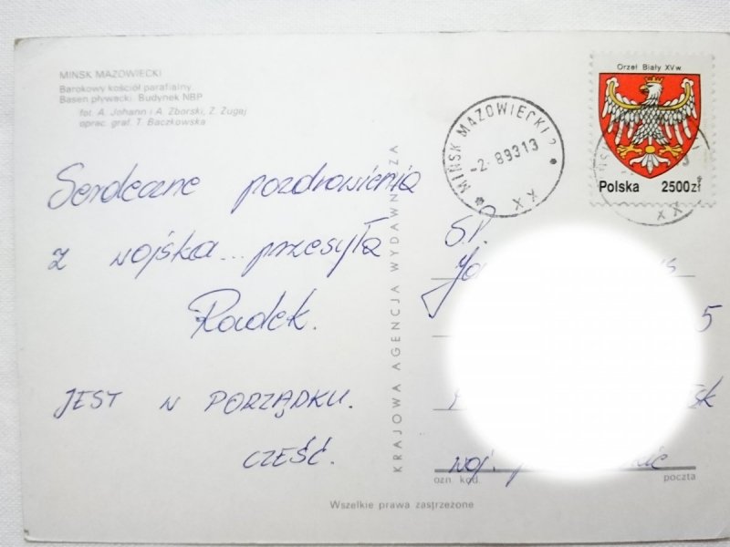 MIŃSK MAZOWIECKI. BAROKOWY KOŚCIÓŁ PARAFIALNY I INNE FOT. JOHANN I INNI