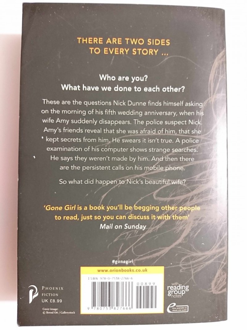 GONE GIRL - Gillian Flynn 2013