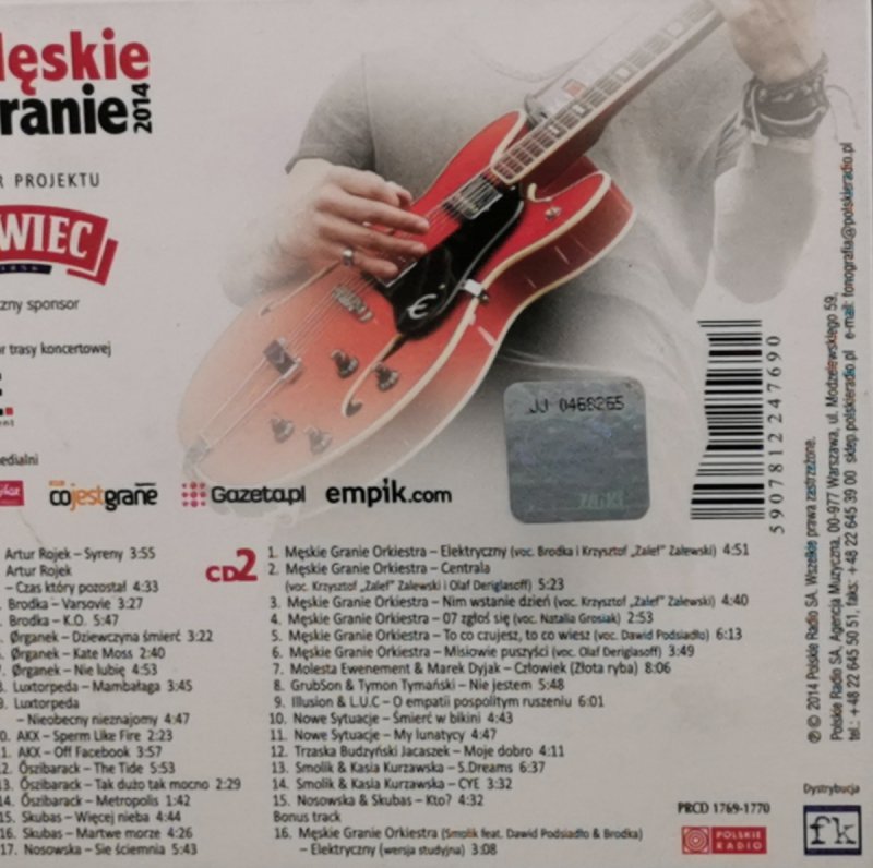 CD. MĘSKIE GRANIE 2014