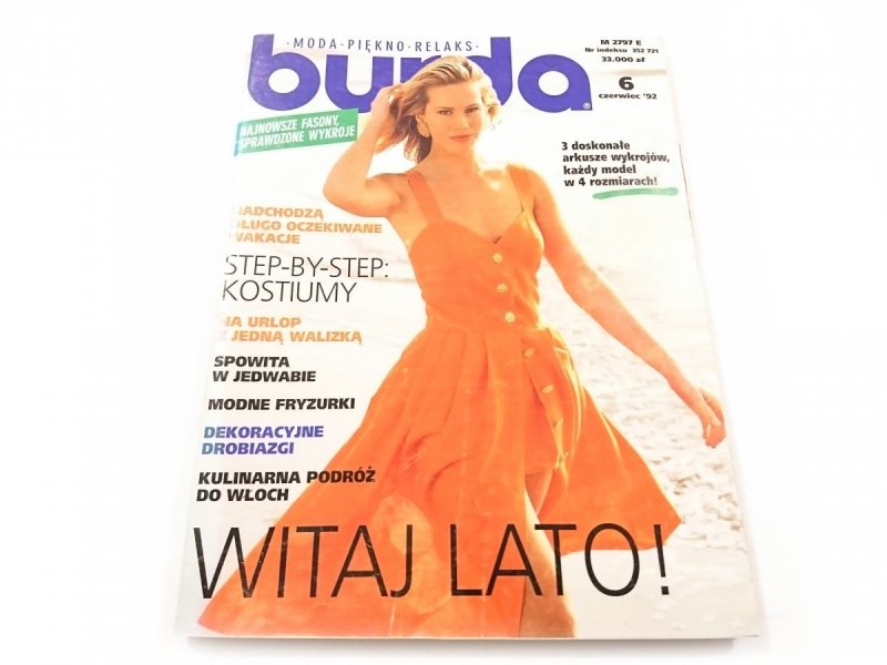 BURDA NR 6 CZERWIEC '92