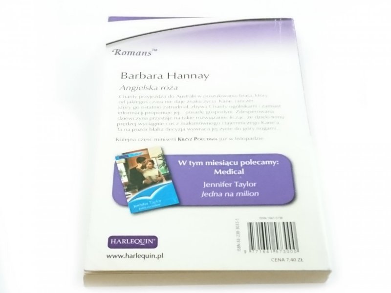 ANGIELSKA RÓŻA - Barbara Hannay 2006