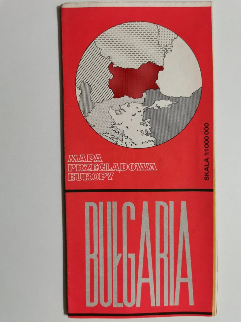 BUŁGARIA 1:1 000 000. 1984r