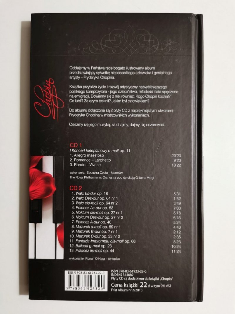 CHOPIN. ŻYCIE I DZIEŁO KSIĄŻKA ORAZ 2 PŁYTY CD 