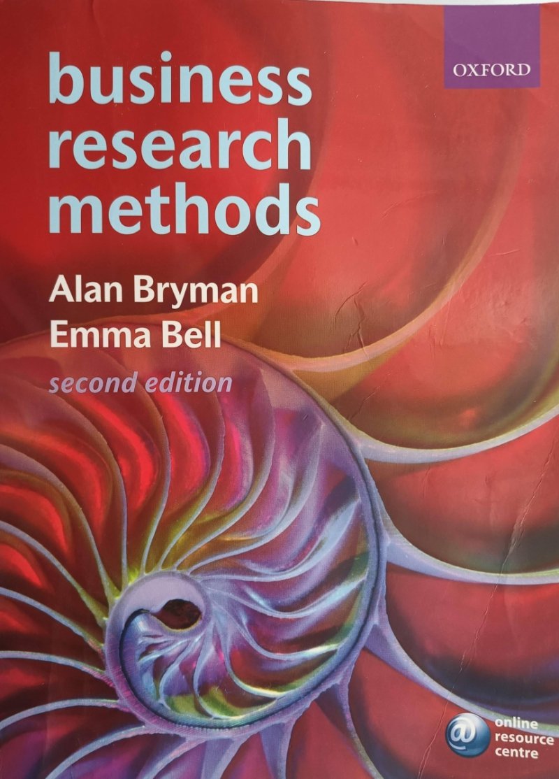 BUSINESS RESEARCH METHODS - Alan Bryman