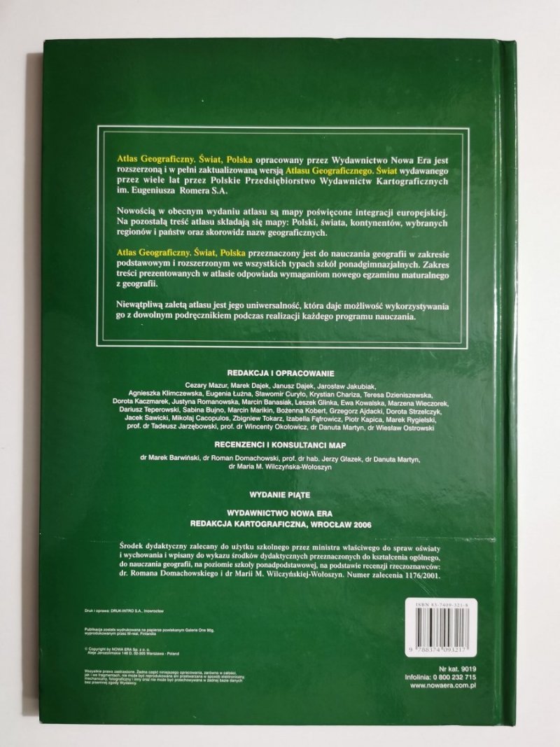 ATLAS GEOGRAFICZNY. ŚWIAT POLSKA 