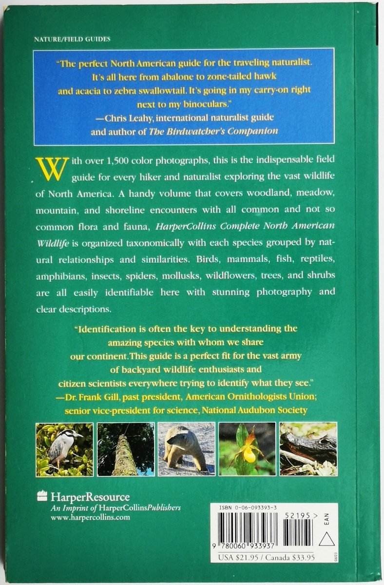 HARPERCOLLINS COMPLETE NORTH AMERICAN WILDLIFE  