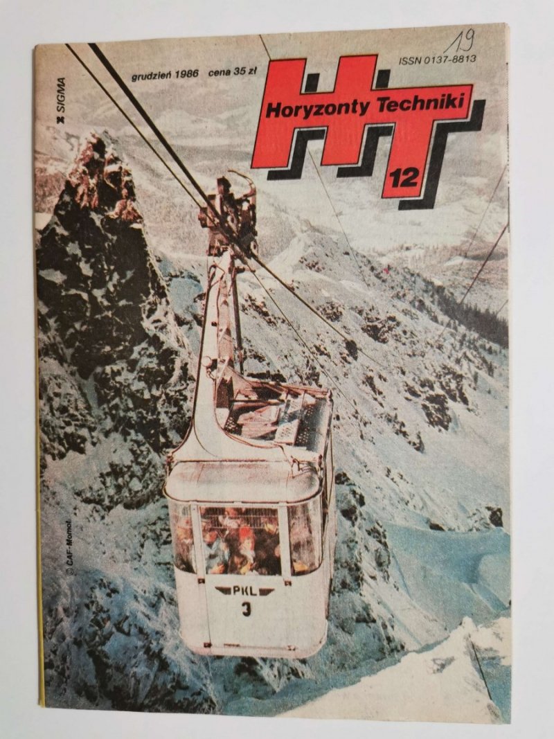 HORYZONTY TECHNIKI NR 12 GRUDZIEŃ 1986