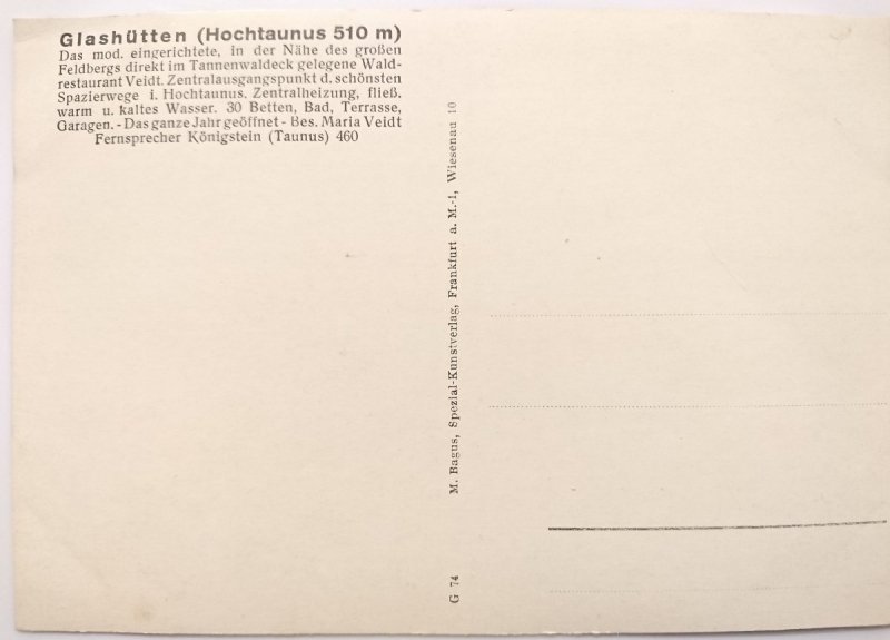 GLASHUTTEN (HOCHTAUNUS)