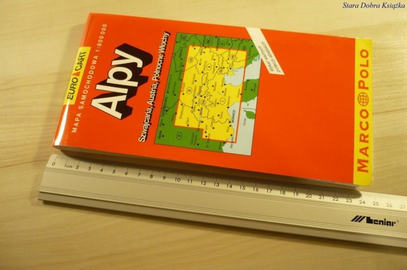 MAPA SAMOCHODOWA. ALPY (2006)