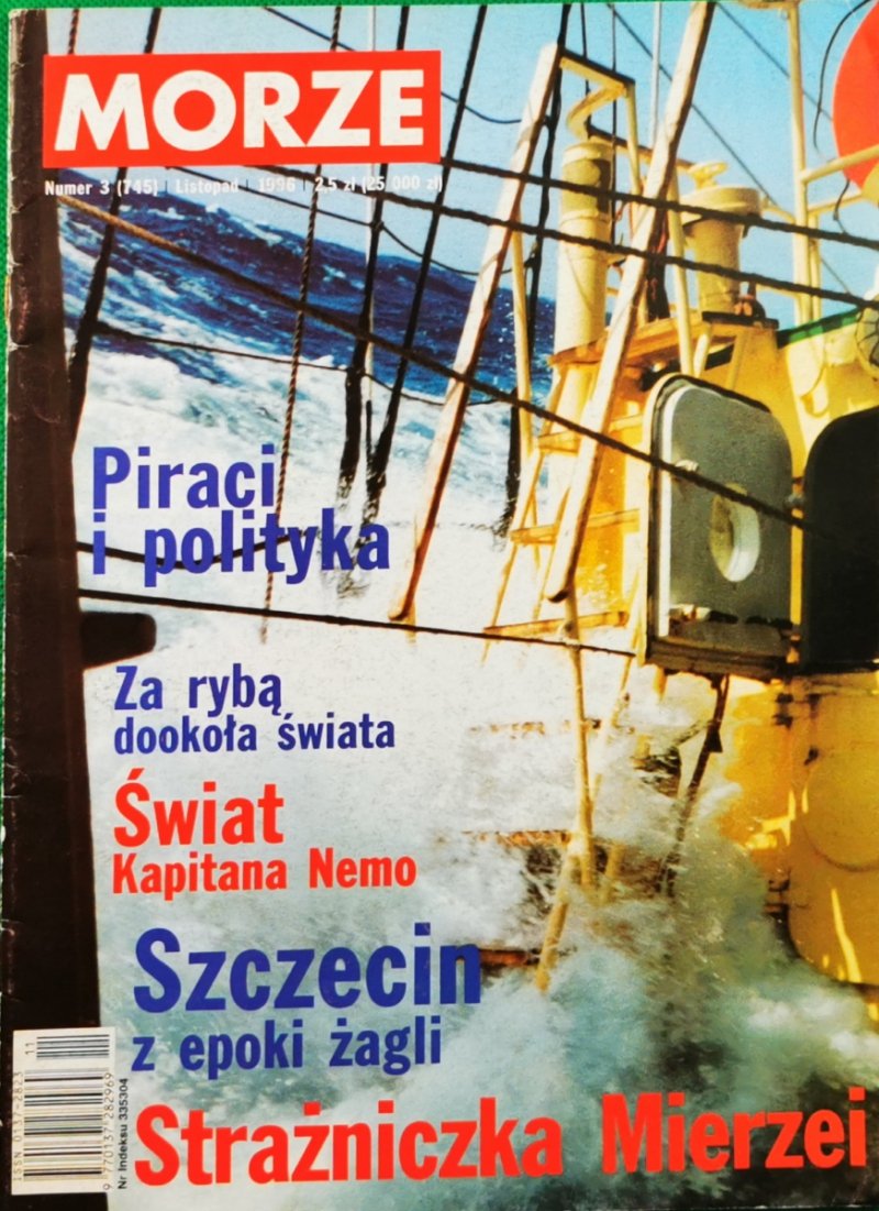 MORZE. NUMER 3(745) LISTOPAD 1996