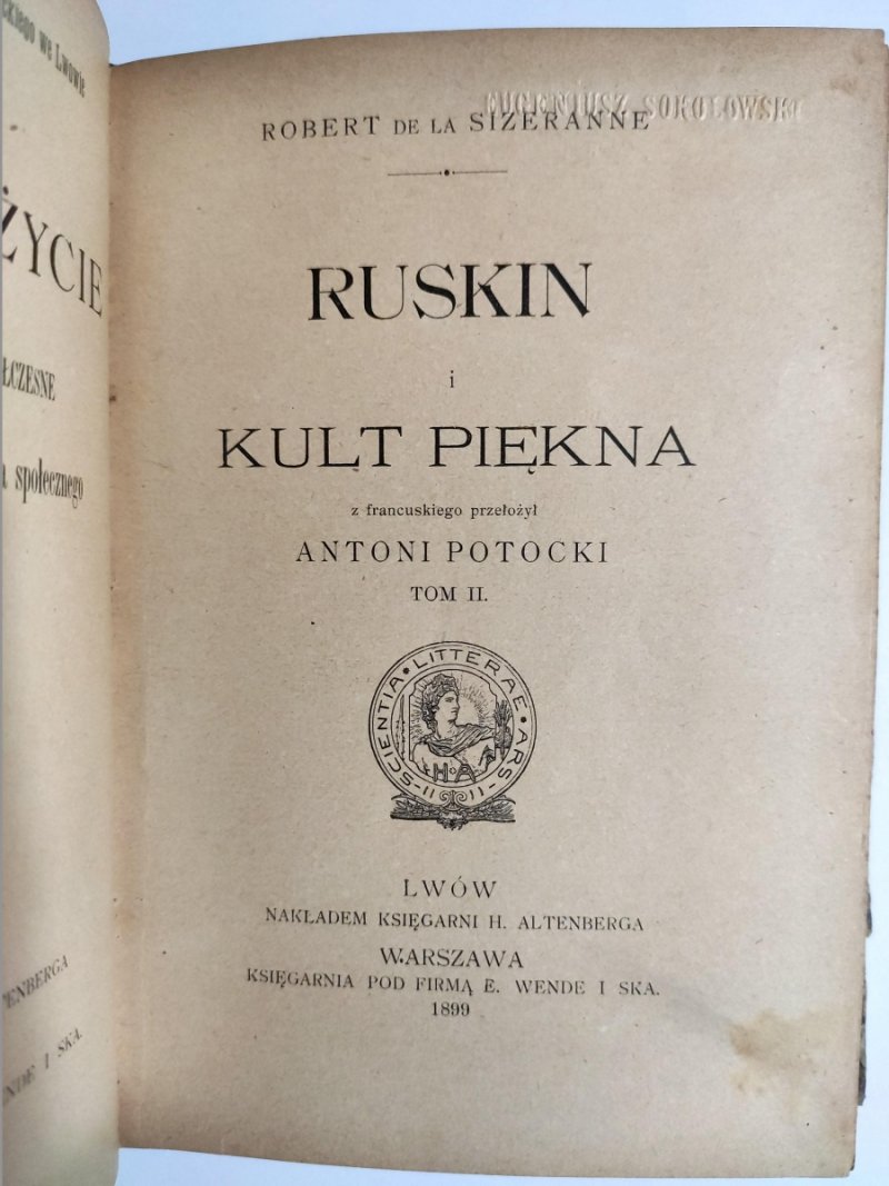 RUSKIN – ZBIÓR DZIEŁ 1899 - John Ruskin