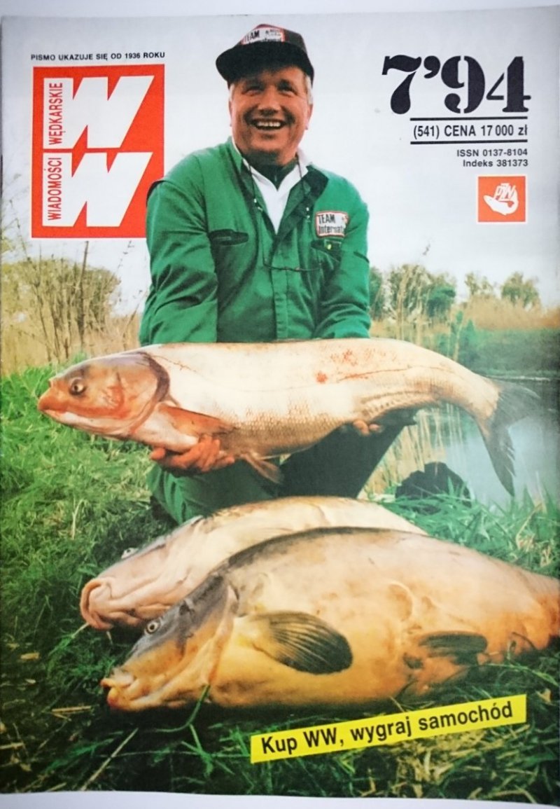 WIADOMOŚCI WĘDKARSKIE 7-1994
