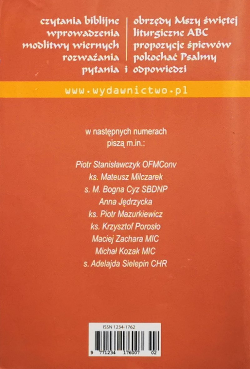 OREMUS. TEKSTY LITURGII MSZY ŚWIĘTEJ LUTY 2019