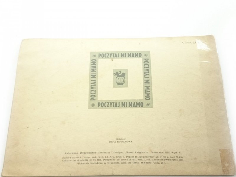 PRZYGODA ZOSI - Stanisław Aleksandrzak 1955