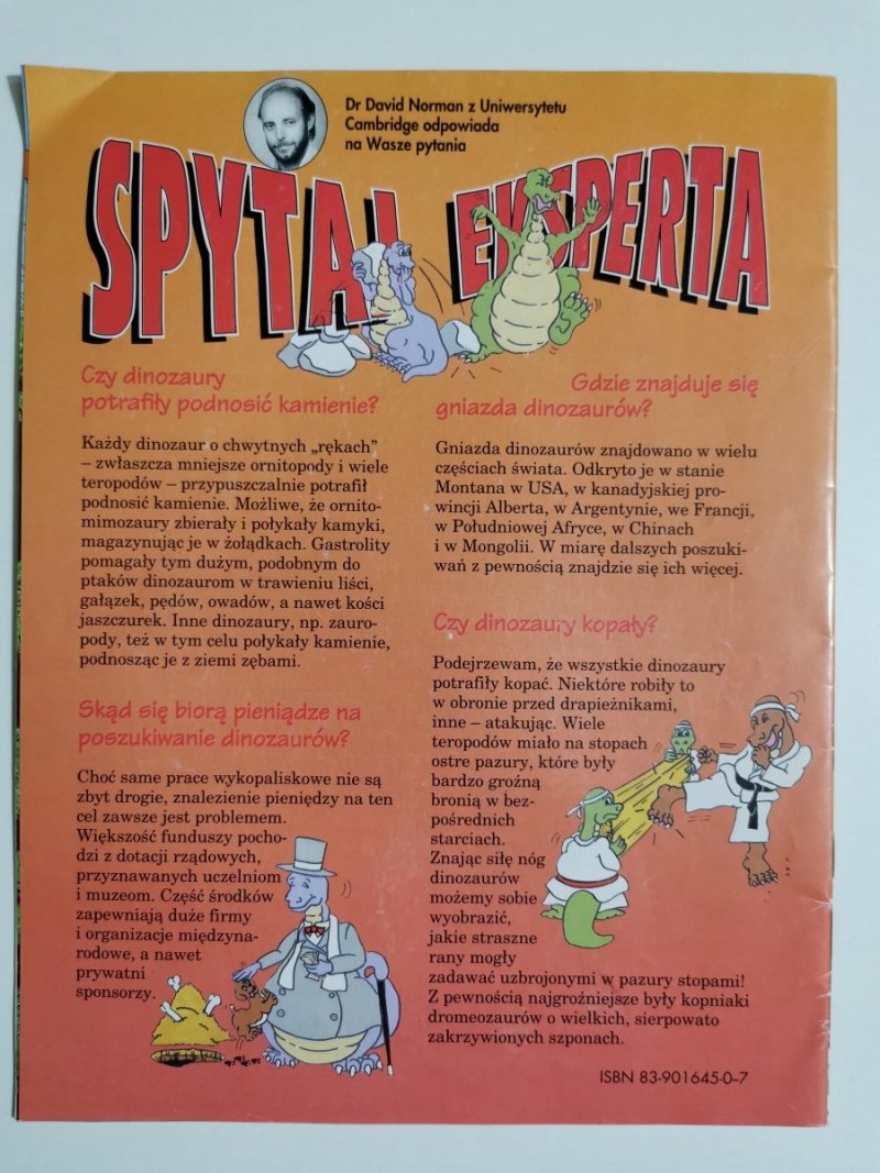 DINOZAURY! ODKRYJ OLBRZYMY PREHISTORYCZNEGO ŚWIATA NR 44 