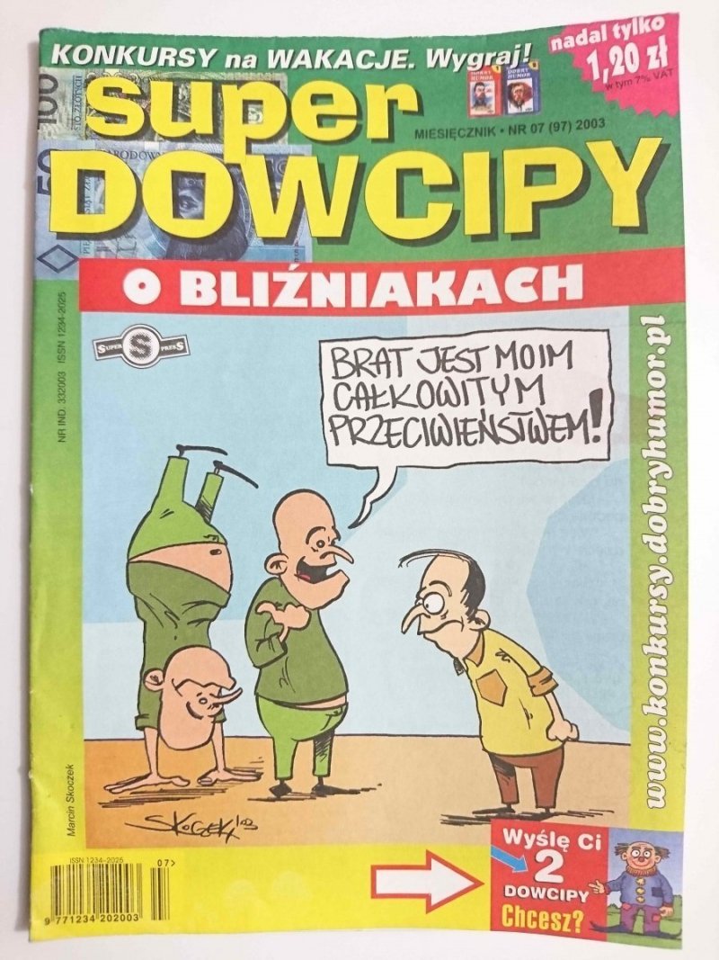 SUPER DOWCIPY O BLIŹNIAKACH NR 07 (97) 2003