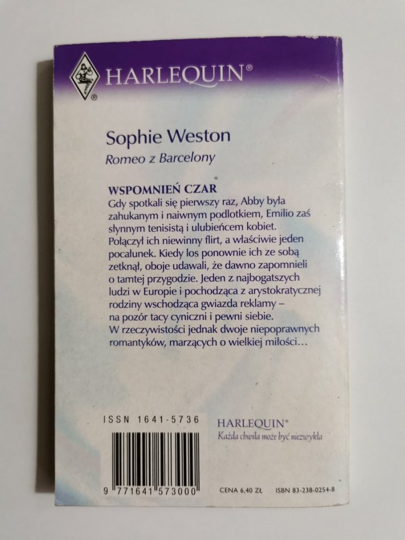 ROMEO Z BARCELONY - Sophie Weston 2002
