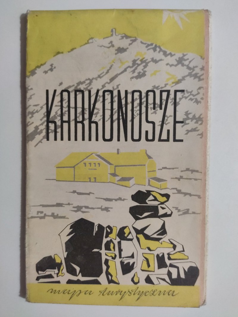 KARKONOSZE MAPA TURYSTYCZNA 1963