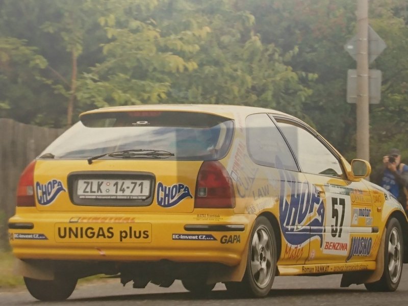 RAJD WRC 2005 ZDJĘCIE NUMER #315 HONDA CIVIC