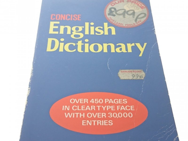CONCISE ENGLISH DICTIONARY - Patterson (1990)