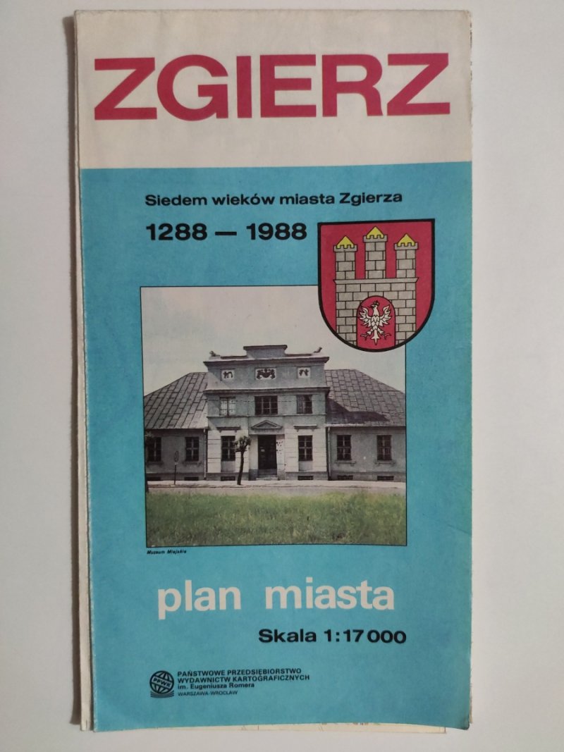ZGIERZ PLAN MIASTA 1987