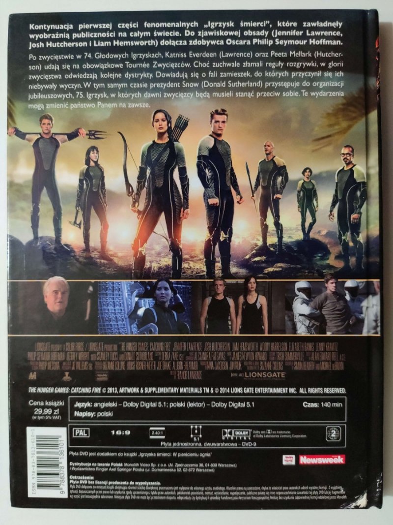 DVD. IGRZYSKA ŚMIERCI W PIERŚCIENIU OGNIA