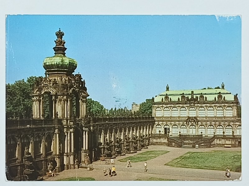 DRESDEN ZWINGER KRONENTOR UND MATHEMATISCH