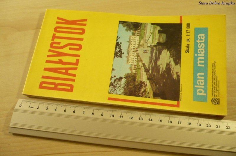 BIAŁYSTOK. PLAN MIASTA (1988)