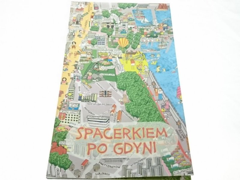 SPACERKIEM PO GDYNI. RYSUNKOWA MAPA
