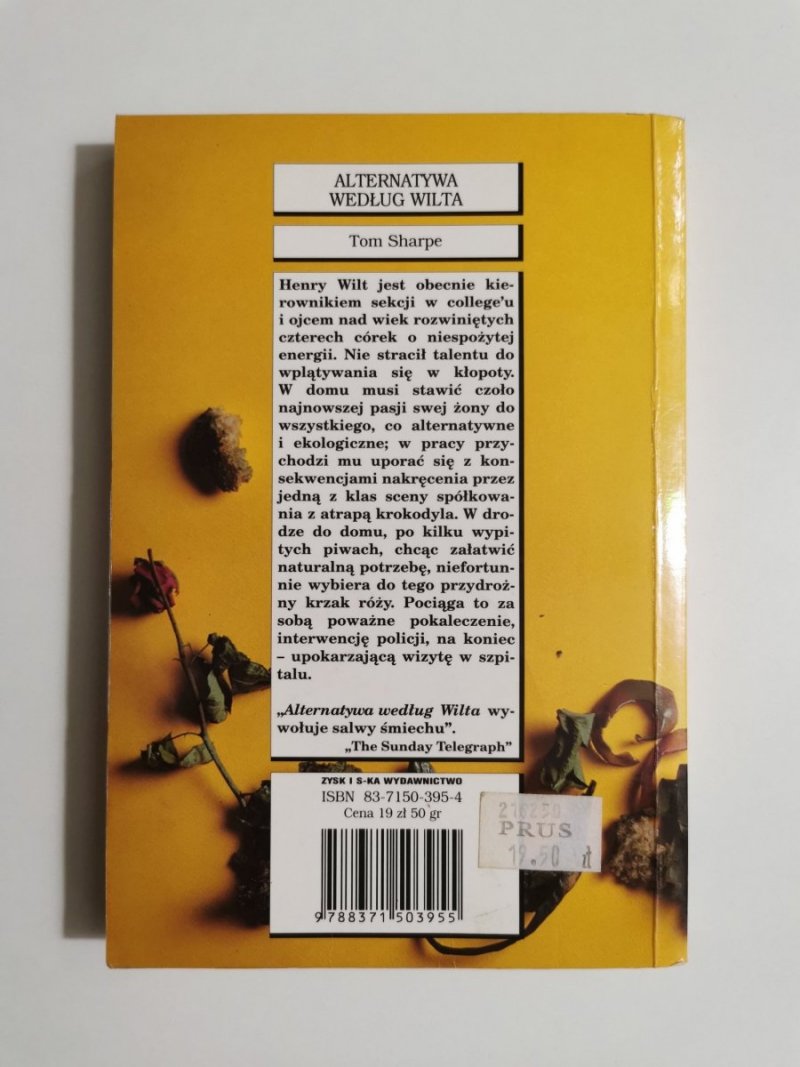ALTERNATYWA WEDŁUG WILTA - Tom Sharpe 1979