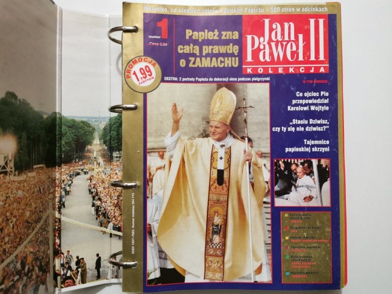 JAN PAWEŁ II KOLEKCJA SEGREGATOR 16 KSIĄG 