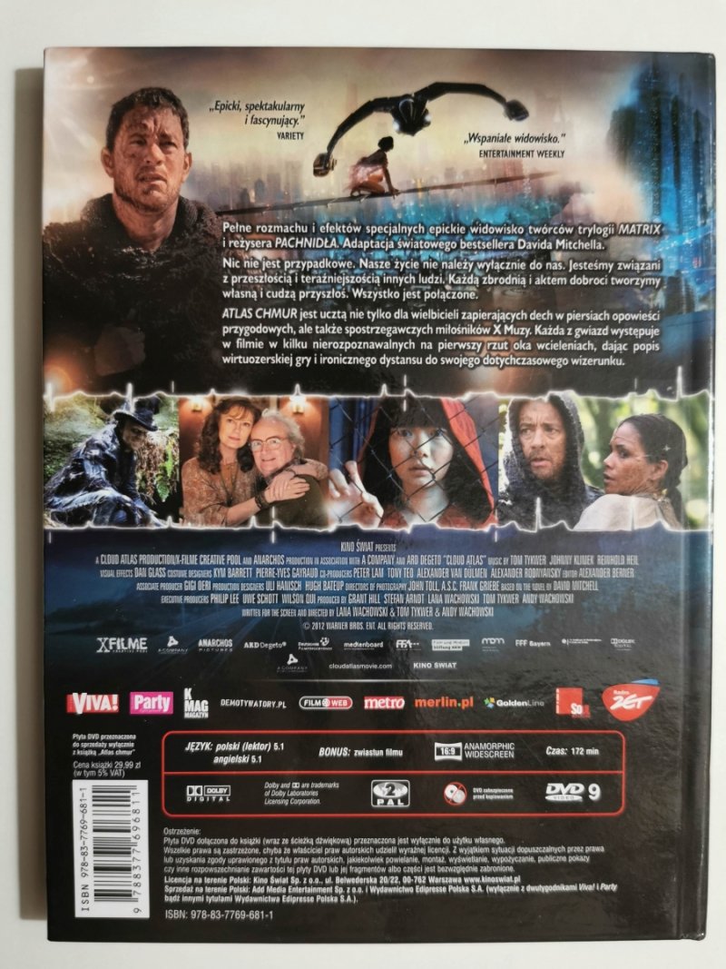 DVD. ATLAS CHMUR. NIC NIE JEST PRZYPADKOWE