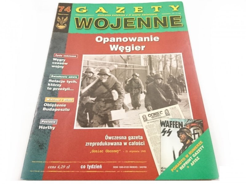 GAZETY WOJENNE NR 74 OPANOWANIE WĘGIER