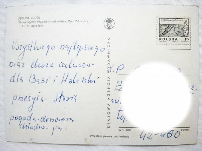 JEDLINA ZDRÓJ. WIDOK OGÓLNY FRAGMENT UZDROWISKA. DOM ZDROJOWY FOT. JABŁOŃSKI