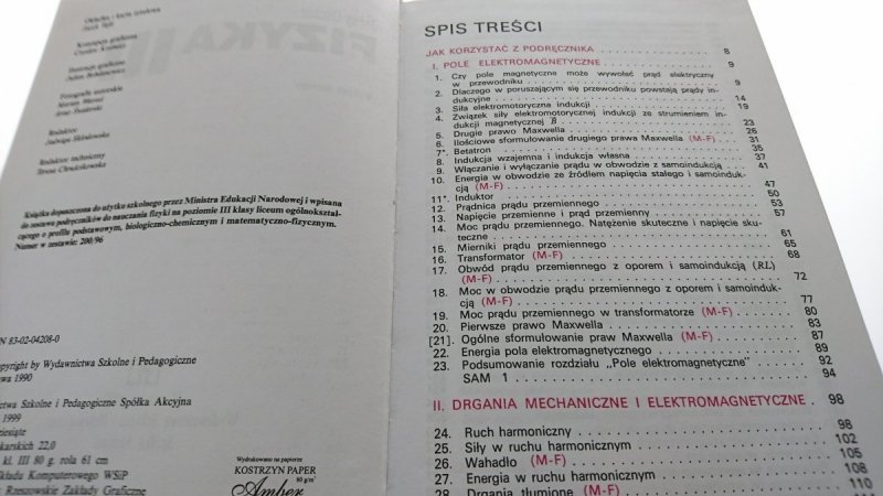 FIZYKA III - Jerzy Ginter 1999