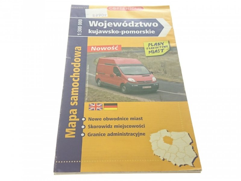 WOJEWÓDZTWO KUJAWSKO-POMORSKIE 1:300 000