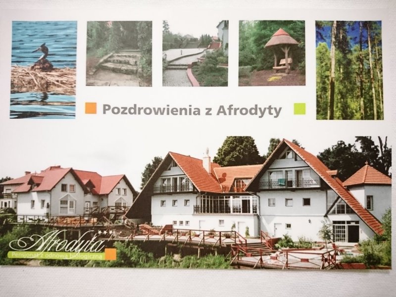 POZDROWIENIA Z AFRODYTY. PENSJONAT Z ODNOWĄ BIOLOGICZNĄ. OŚNO LUBUSKIE. SZEŚĆ UJĘĆ