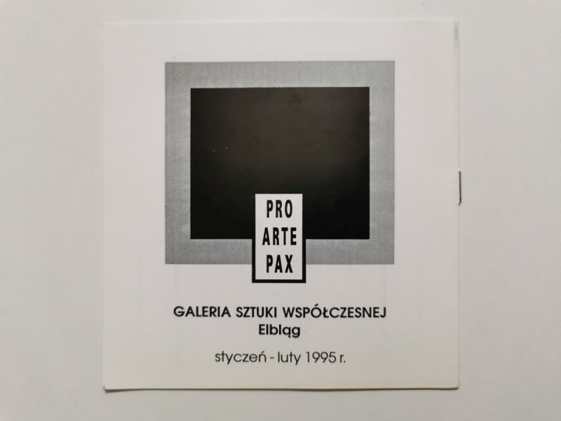 WALDEMAR CICHOŃ. RZEŹBA 1995
