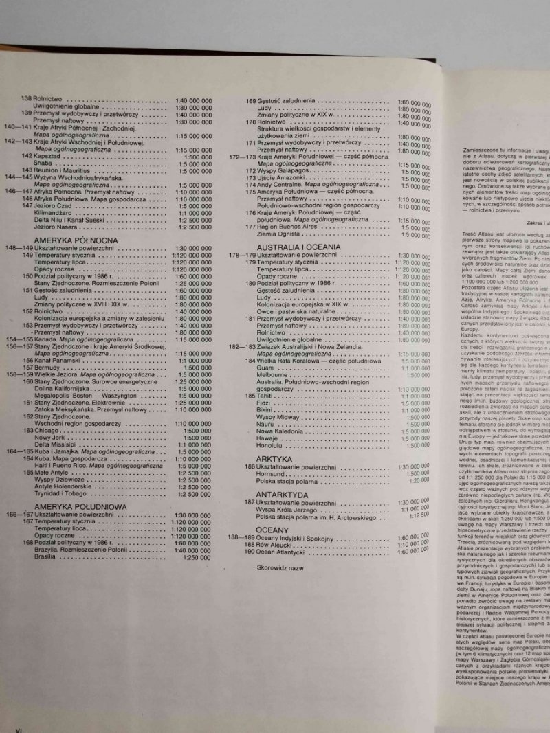 GEOGRAFICZNY ATLAS ŚWIATA CZĘŚĆ 1 1987