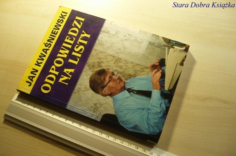 ODPOWIEDZI NA LISTY - Jan Kwaśniewski 2001