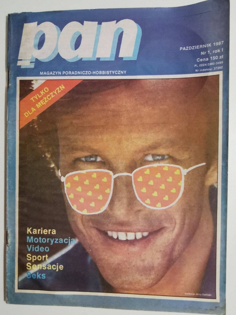 PAN MAGAZYN PORADNICZO-HOBBISTYCZNY PAŹDZIERNIK 1987 NR 1 ROK I 