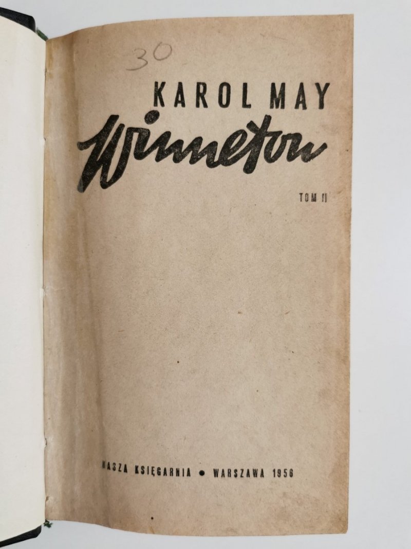 WINNETOU TOM II - Karol May 1956